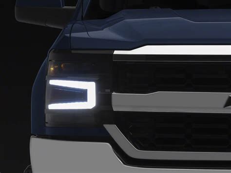 Morimoto Silverado 1500 Xb Led Headlights Black Housing Clear Lens Lf542 B 16 18 Silverado