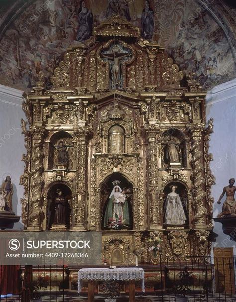 Retablo Mayor Xvii Barroco Cristo Virgen Con Ni O Y Santos Author