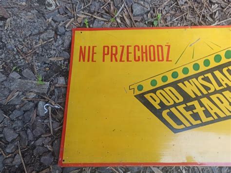 Stare metalowe tablice PRL komplet Oleśnica Lucień OLX pl