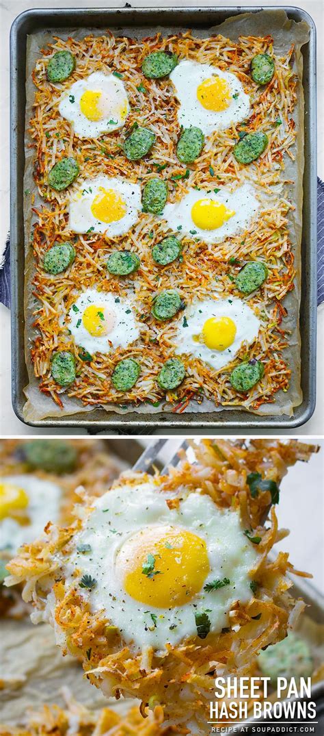 Sheet Pan Hash Browns An Easy Way To Create A Simple Breakfast Or Brunch With Hash Browns