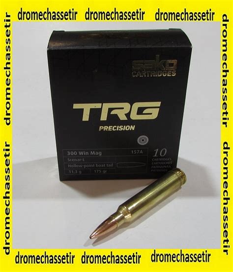 Armurerie Drôme Chasse Tir boite 10 cartouches de 300 Winchester Magnum