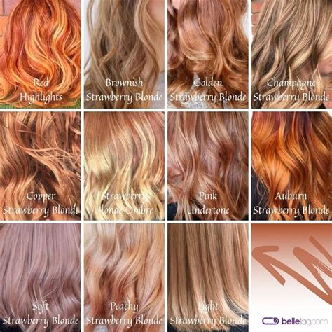 Strawberry Blonde Hair Colour Chart Blonde Hair Color Chart