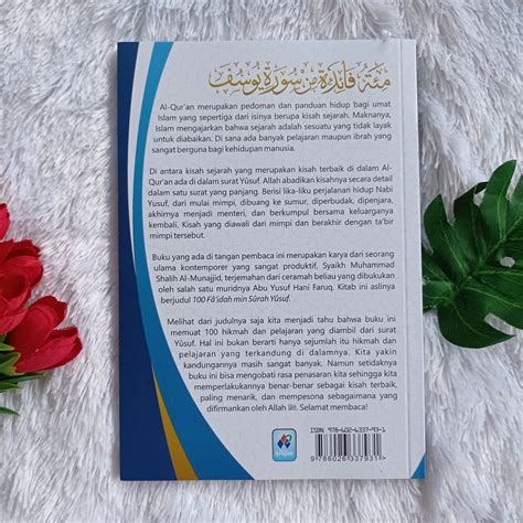 Buku Tadabbur Surat Yusuf Hikmah Dan Pelajaran Yang Dapat Dipetik