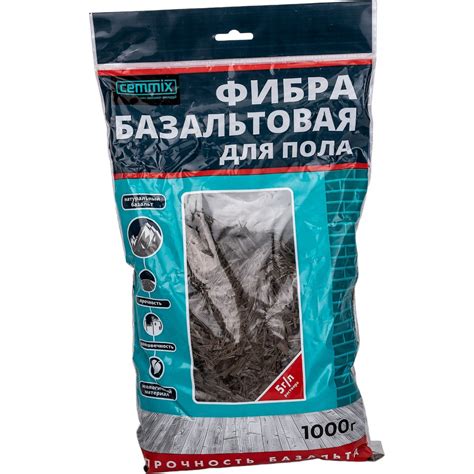 Базальтовая фибра CEMMIX Fibra R, 1 кг 82553541 - выгодная цена, отзывы ...