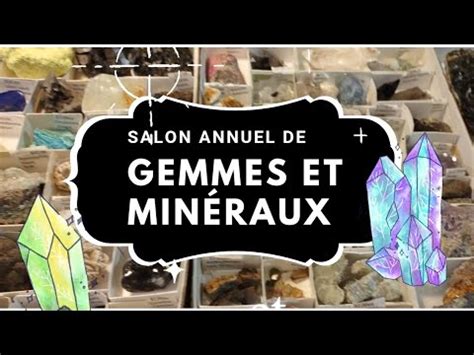 Salon annuel de Gemmes et Minéraux de Montréal 2023 YouTube