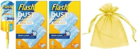 Flash Duster Dust Magnet Starter Kit 1 Handle 14 Refills Trap And