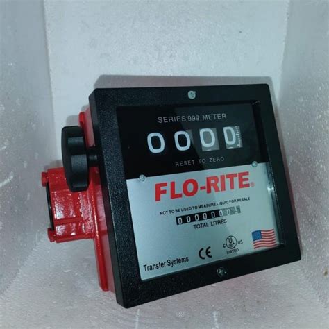 Jual Meter Flow Meter Solar Flo Rite 1 5 Inch Series 999 Meter