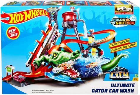 HOT WHEELS CITY MegaMyjnia Atak Krokodyla FTB67 7543382171 Oficjalne Archiwum Allegro