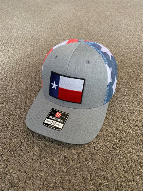 Texas Flag Hat Snapback Trucker Mesh Cap Handcrafted in the | Etsy