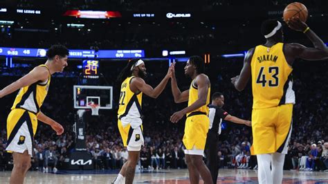 Pacers Set Nba Playoff Shooting Mark Top Knicks 130 109 In Game 7 Make Conference Finals