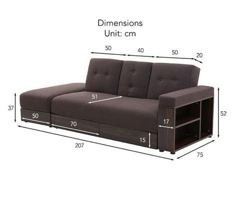 Massimo Multifunction Sofa Bed with Storage, Furniture & Home Living, Furniture, Sofas on Carousell