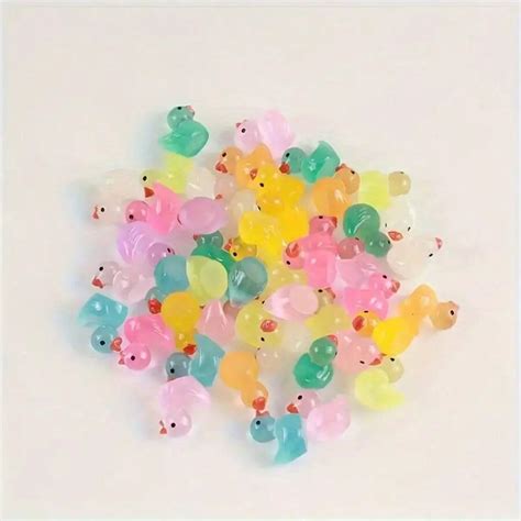 30 Pieces Mini Small Resin Ducks Small Miniature Plastic Ducks Bulk ...