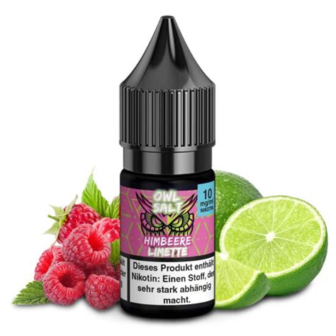 Pear Lime Liquid E Zigarette Nikotinsalzliquid 10 Ml OWL SALT OVE 4 99