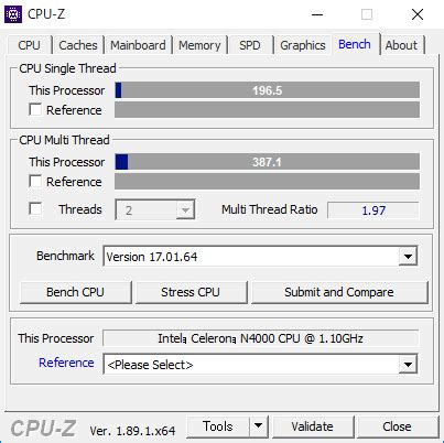 【ベンチマーク】 Celeron N4000 | ガジェット好きの趣味blog