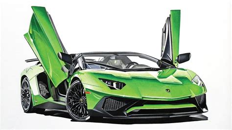 Lamborghini Car Drawing Images / Lamborghini Centenario - Nicolò Cogo ...