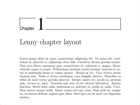 Your Guide To Fancy Chapters In Latex Latex