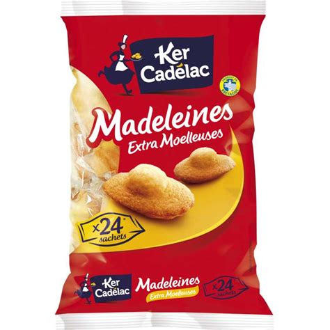 Madeleines Extra Moelleuses Ker Cadelac X 24 600 G La Belle Vie