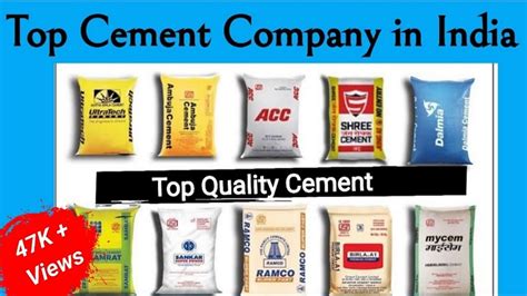 Building the Future: Exploring the Top 10 Cement Brands in India