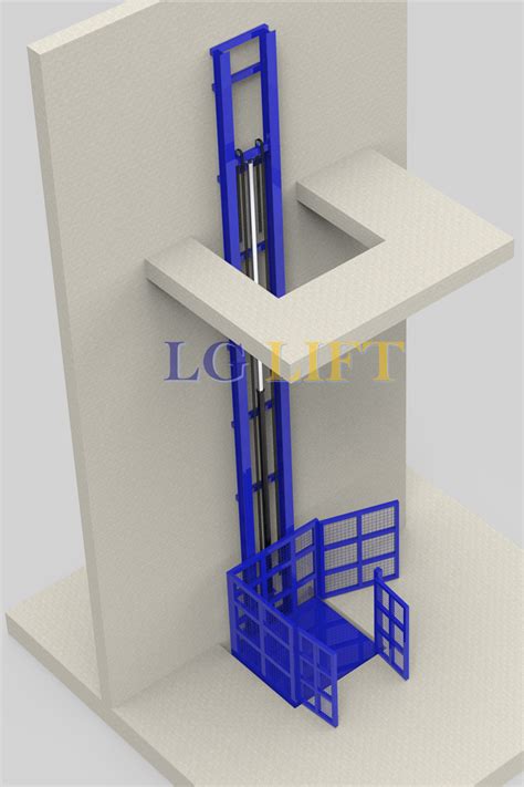 3d Drawing Of Cargo Lift Lglift