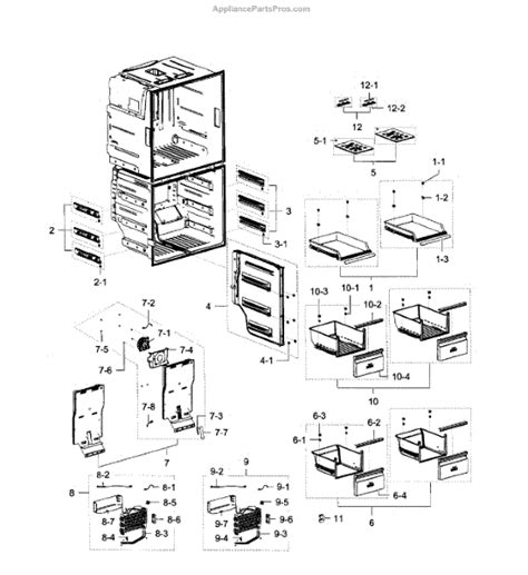 Parts For Samsung Rf28k9380sraa 00 Freezer Parts