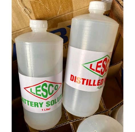 Battery Solution Distilled Water Lesco For Car Motor Outlast Battery Ng