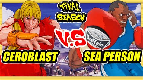 Sfv Ce Ceroblast Ken Vs Sea Person Balrog Ranked Set Street