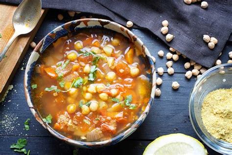 Lebanese Chickpea Soup Gourmandelle