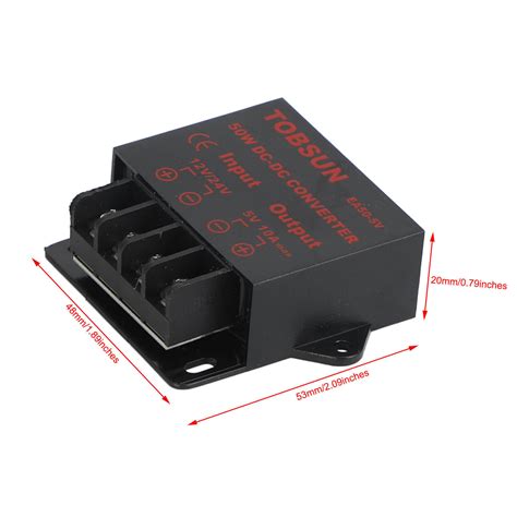 DC Voltage Regulator Buck Converter DC 12 24V To 5V 10A 50W Step Down