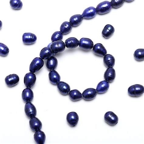 Pearls Cultured Freshwater Pearl Mm Rice Loose Pearl Bead