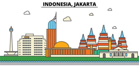 Best Jakarta Skyline Illustrations, Royalty-Free Vector Graphics & Clip ...