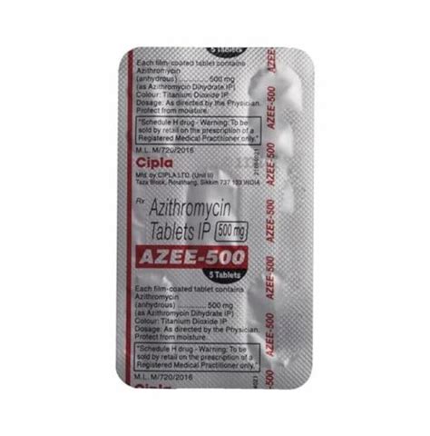 Azee Mg Azithromycin Tablet At Rs Strip Of Tablets Katargam