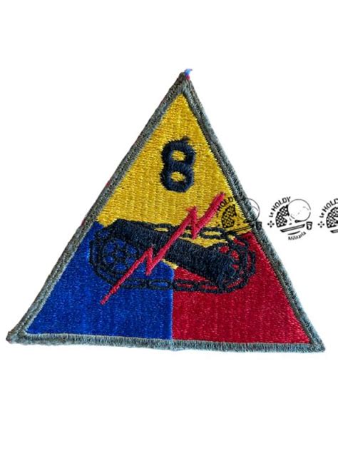 PATCH 8 DIVISION BLINDÉE GREEN BACK Boutique Le Holdy