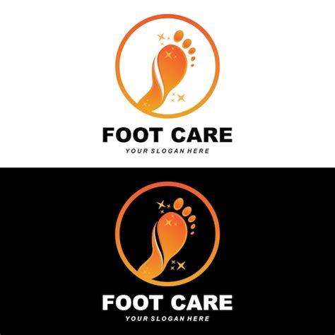 Premium Vector Foot Care Logo Design Health Illustration Woman