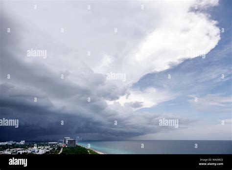 Miami Beach Florida,North Beach,weather sky clouds storm clouds storm ...