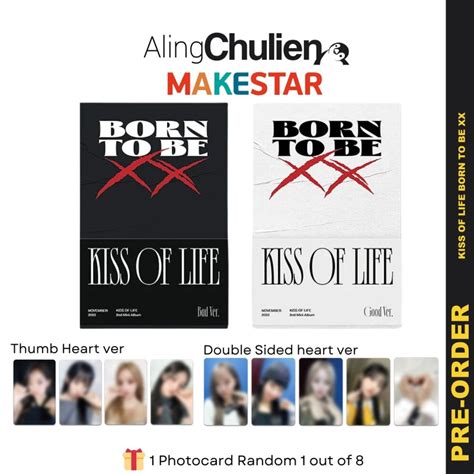 Kiss Of Life Born To Be XX Version Random Ver Site Makestar