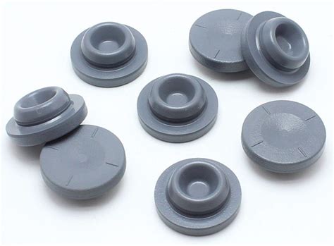 20mm Medical Gray Butyl Rubber Stopper 20 A Butyl Rubber Cecillin