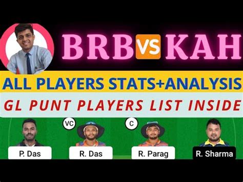 Brb Vs Kah Brb Vs Kah Dream Team Prediction Byju S Assam T