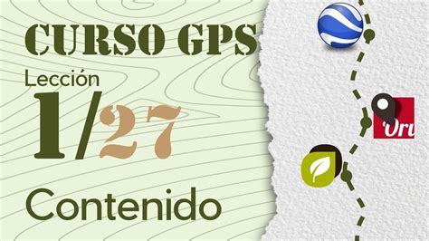 Curso GPS Capitulo 1 27 YouTube