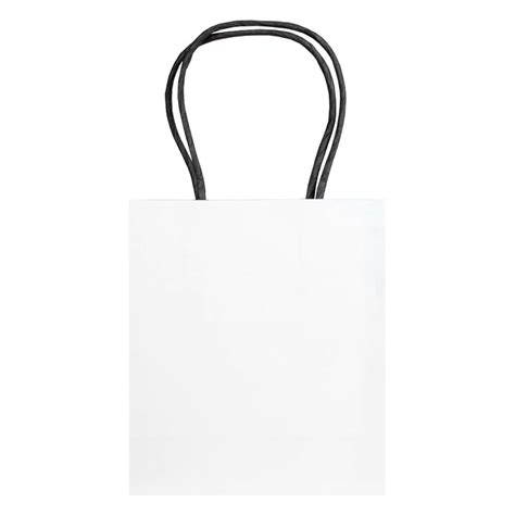 White Eco-Friendly Kraft Bag - Small