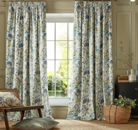 Voyage Maison Country Hedgerow Sky Ready Made Curtains Parkslane Co Uk