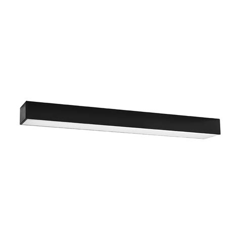 Nowoczesna Lampa Sufitowa Plafon Czarny Minimalistyczny Led K Pinne