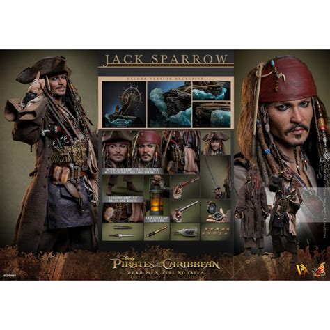 Figurine DX Jack Sparrow Deluxe Version Hot Toys Pirates des Caraïbes