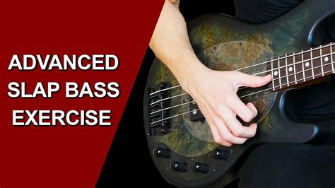 Slap Bass Double Thumbing Exercise Double Thumb Slap Bass Technique Lesson Youtube