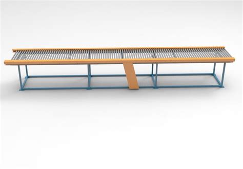 roller conveyor machine design - download free 3D model by ...