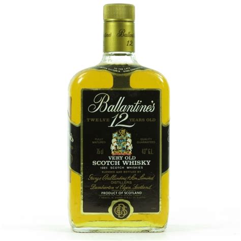 Ballantines 12 Year Old Very Old Scotch Whisky 75cl 43