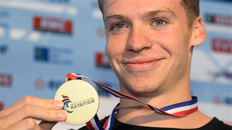 French Swimming Championships From The First Day L On Marchand Is