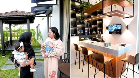 Potret Rumah Baru Food Vlogger Farida Nurhan Dapur Dan Mini Bar