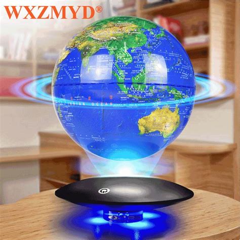 Creativity Magnetic Levitation Globe LED Night Light 6inch Globe Lamp