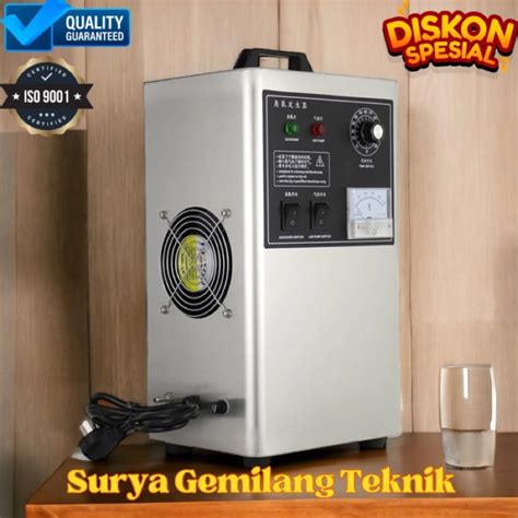 Jual Ozone Generator 3Gram Ozon 3G Air Cooling Generator Mesin