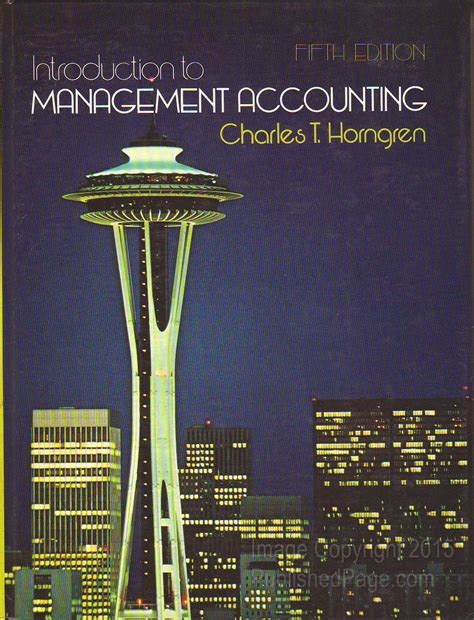 Amazon Introduction To Management Accounting 9780134876528